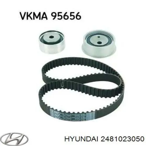Ролик ремня ГРМ, паразитный Hyundai/Kia 2481023050