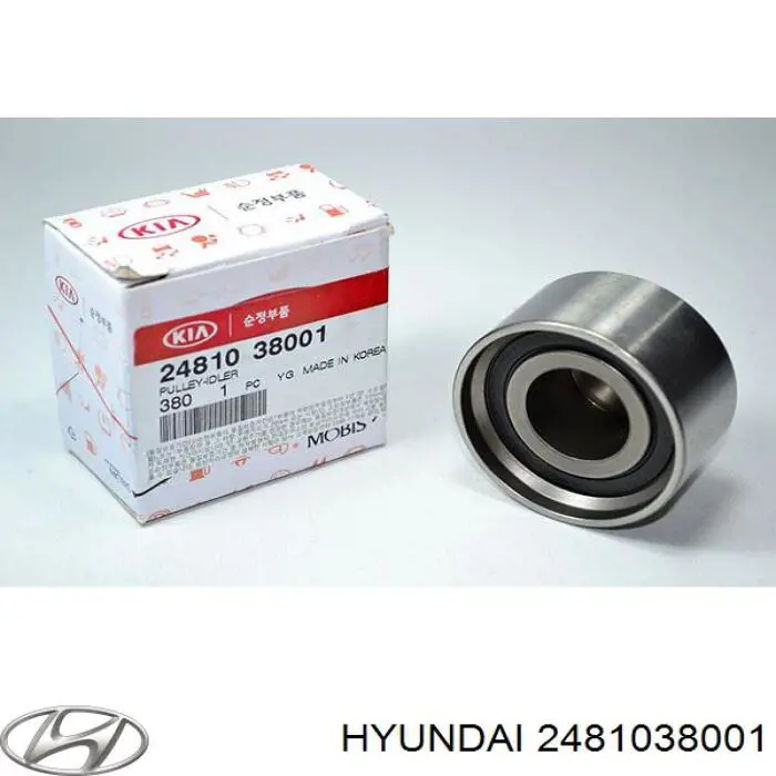 2481038001 Hyundai/Kia ролик ремня грм паразитный