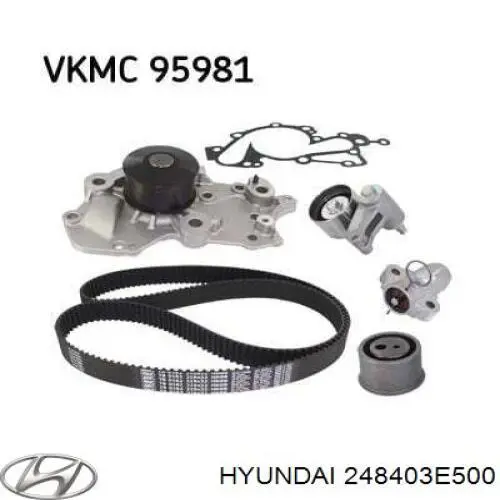 248403E500 Hyundai/Kia Ролик натяжителя ремня ГРМ