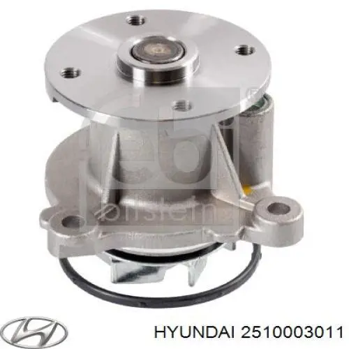 Помпа водяная (насос) охлаждения Hyundai/Kia 2510003011