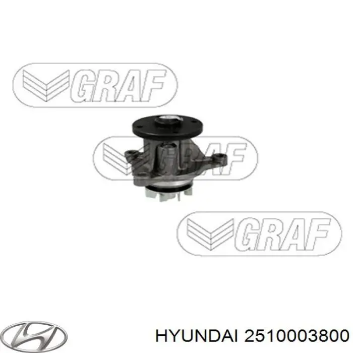 Помпа 2510003800 Hyundai/Kia