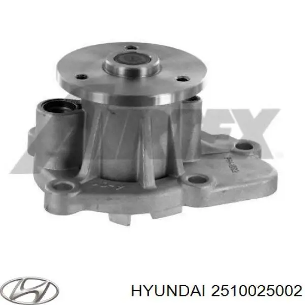 Купить 2510025002 Hyundai/Kia Помпа водяная (насос) охлаждения, в сборе с корпусом