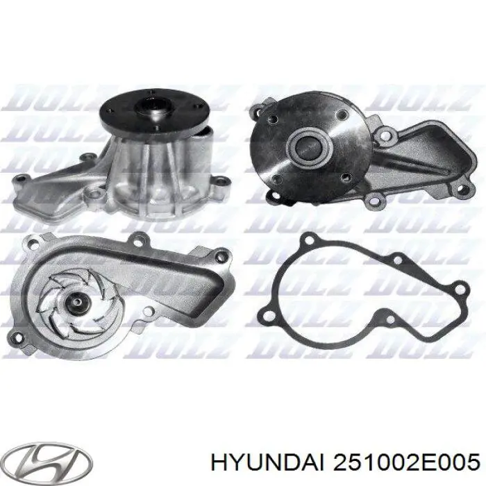 Купить 251002E005 Hyundai/Kia Насос охлаждения