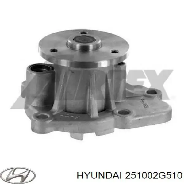 Купить 251002G510 Hyundai/Kia Помпа водяная (насос) охлаждения, в сборе с корпусом