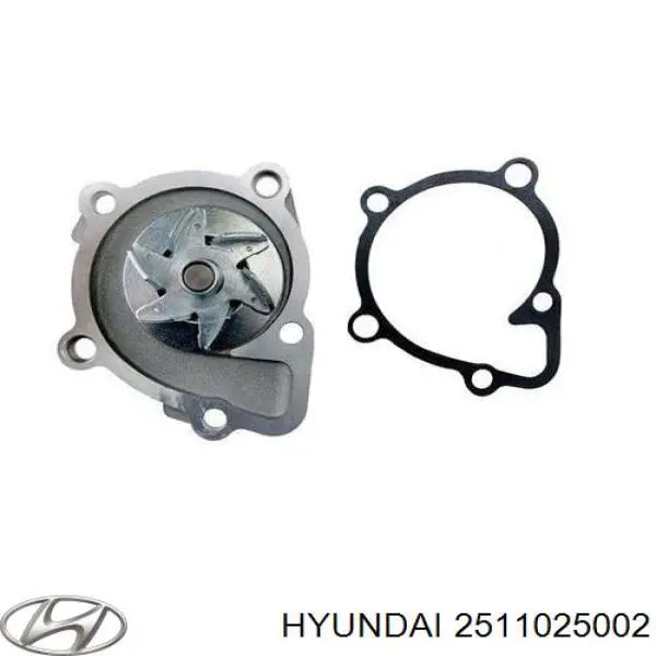 2511025002 Hyundai/Kia помпа водяная (насос охлаждения)