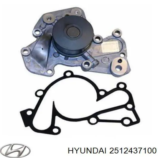 2512437100 Hyundai/Kia прокладка водяной помпы