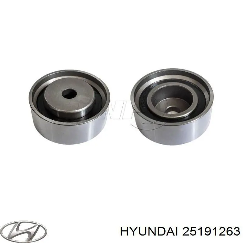 25191263 Hyundai/Kia Паразитный ведущий ролик