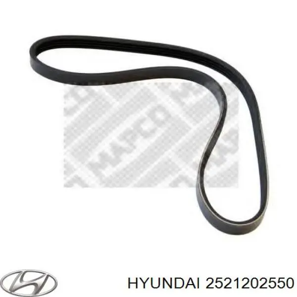 Клиновый ремень Hyundai/Kia 2521202550 цена, от 4.84 USD