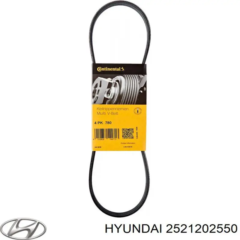 Купить 2521202550 Hyundai/Kia Ремень генератора
