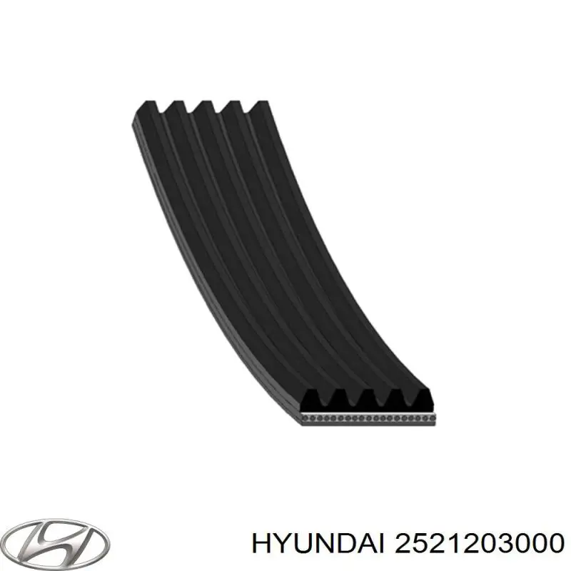 2521203000 Hyundai/Kia ремень генератора