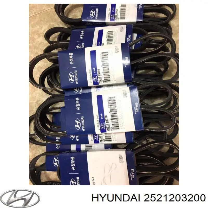 2521203200 Hyundai/Kia ремень генератора