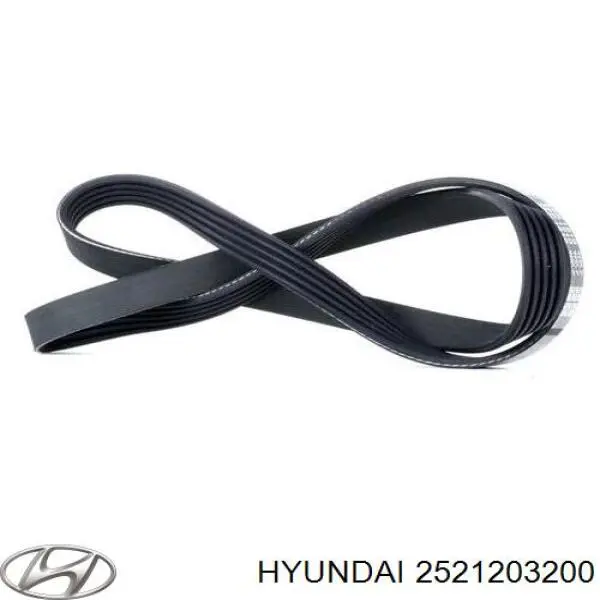 Correa trapezoidal 2521203200 Hyundai/Kia