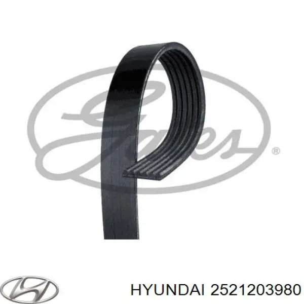 2521203980 Hyundai/Kia ремень генератора
