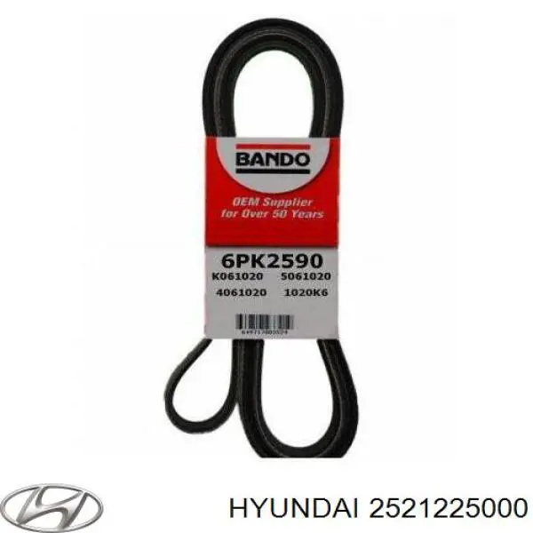 2521225000 Hyundai/Kia Поликлиновый ремень