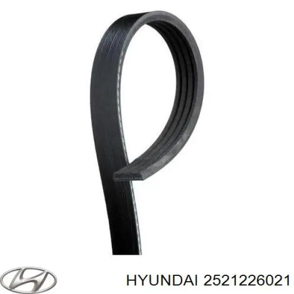 Купить 2521226021 Hyundai/Kia Ремень генератора