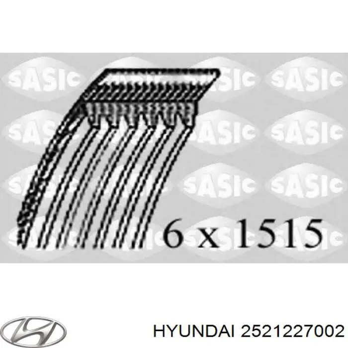2521227002 Hyundai/Kia ремень генератора