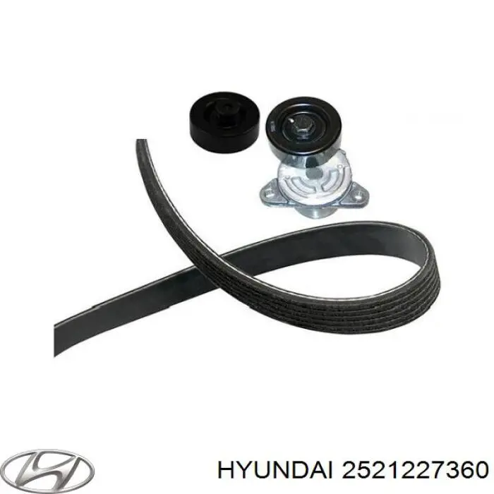 2521227360 Hyundai/Kia ремень генератора