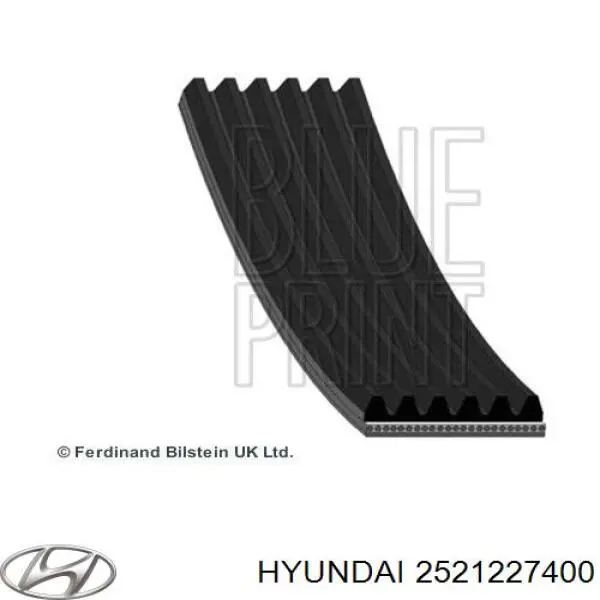 Ремень генератора 2521227400 Hyundai/Kia