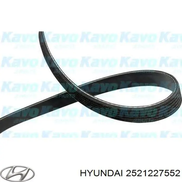 2521227552 Hyundai/Kia ремень генератора