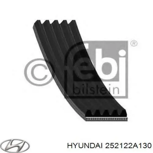 Ремень генератора 252122A130 Hyundai/Kia