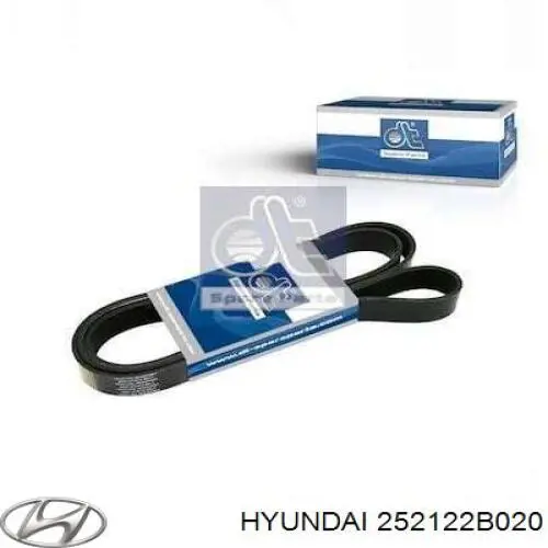 Ремень генератора 252122B020 Hyundai/Kia
