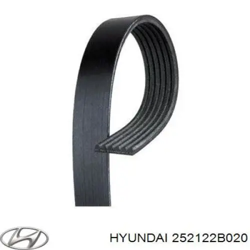 252122B020 HYUNDAI Correa trapezoidal original y equivalente
