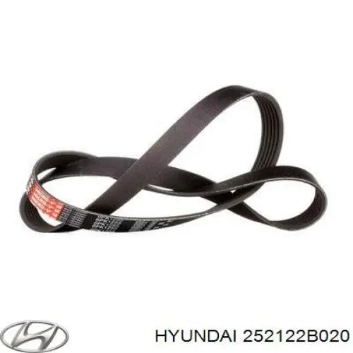 Клиновый ремень Hyundai/Kia 252122B020 цена, от 13.65 USD