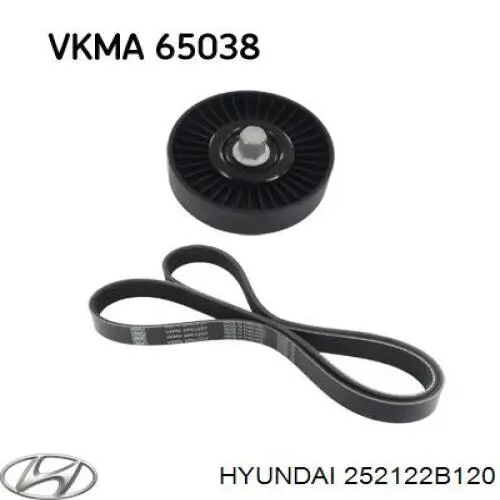 Клиновый ремень Hyundai/Kia 252122B120 цена, от 13.97 USD