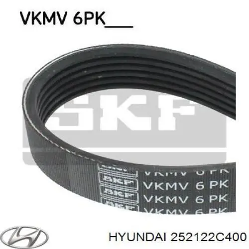 Клиновый ремень Hyundai/Kia 252122C400 цена, от 45.47 USD