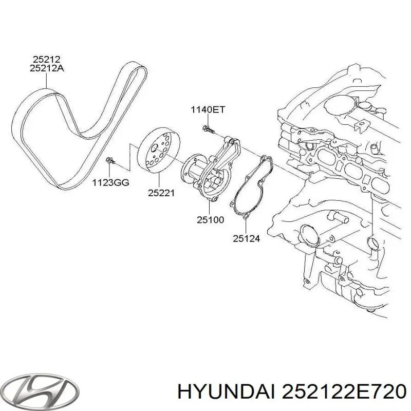  252122E720 Hyundai/Kia