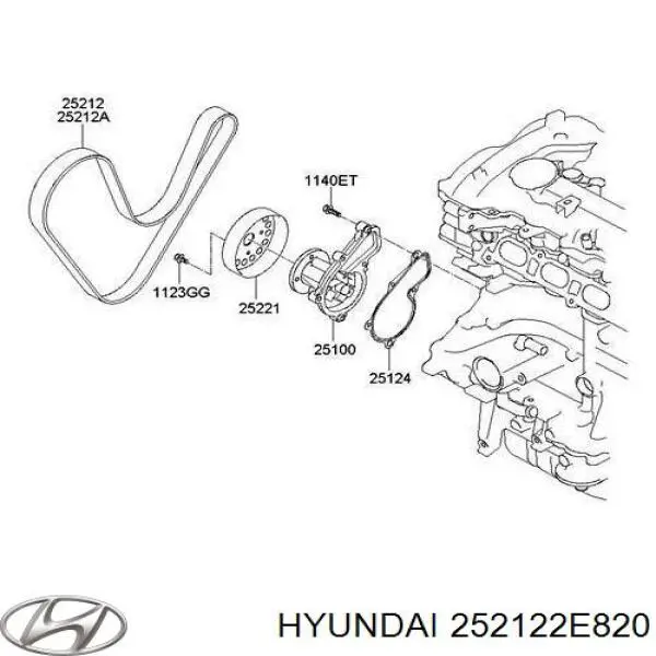 252122E820 Hyundai/Kia