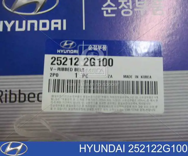 Клиновый ремень Hyundai/Kia 252122G100 цена, от 30.15 USD