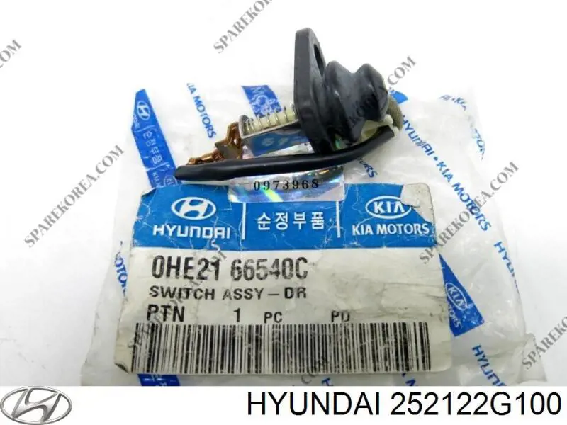 Ремень генератора 252122G100 Hyundai/Kia