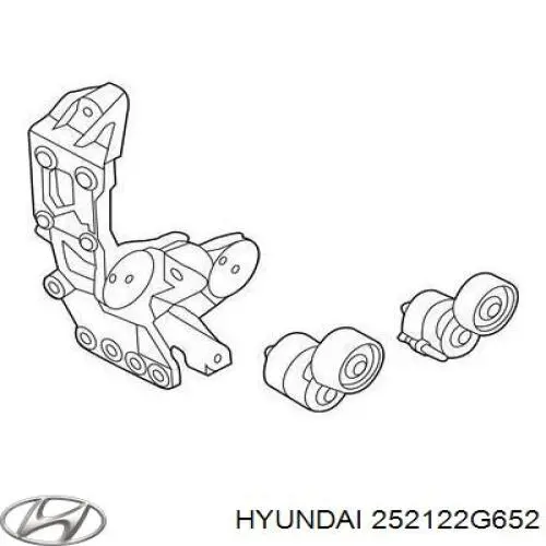 Купить 252122G652 Hyundai/Kia Ремень генератора
