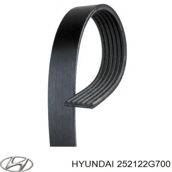 Ремень агрегатов приводной Hyundai/Kia 252122G700