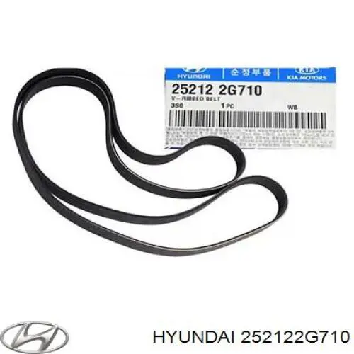 Ремень генератора 252122G710 Hyundai/Kia