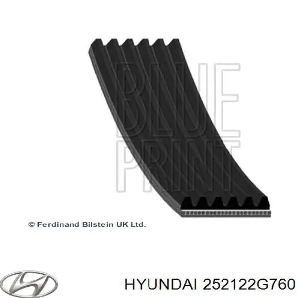 Ремень генератора 252122G760 Hyundai/Kia