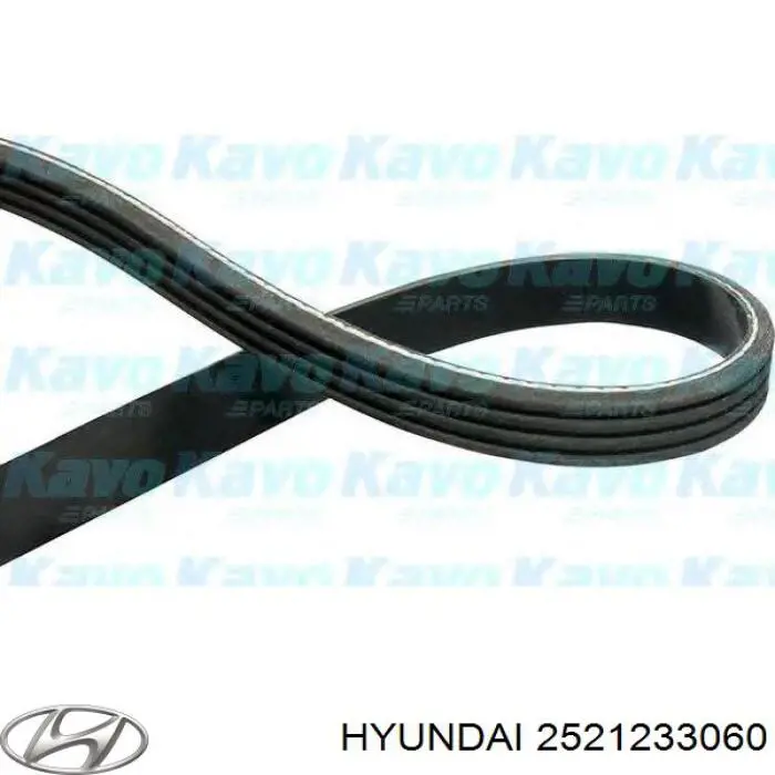 Correa trapezoidal 2521233060 Hyundai/Kia