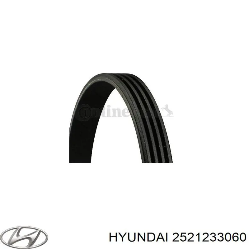 Ремень кондиционера Hyundai/Kia 2521233060