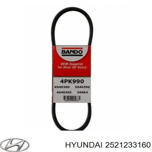 Клиновый ремень Hyundai/Kia 2521233160 цена, от 7.26 USD