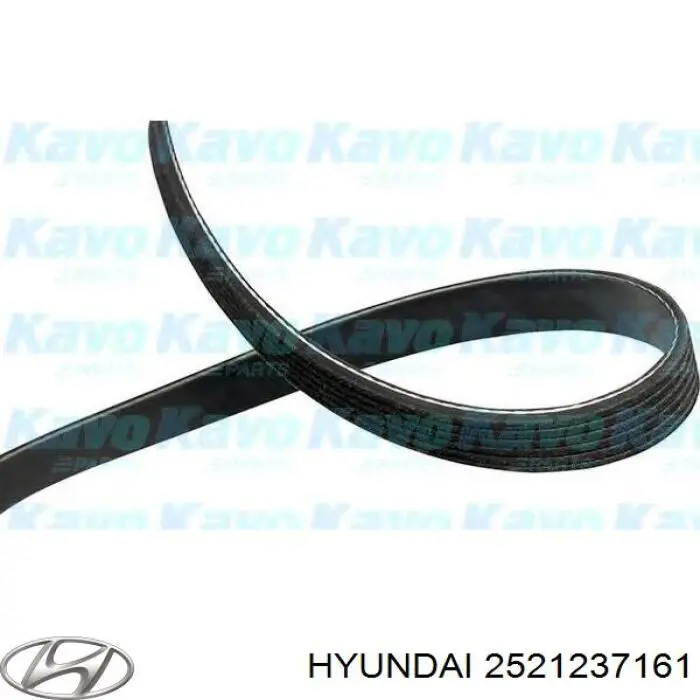 Купить 2521237161 Hyundai/Kia Ремень генератора