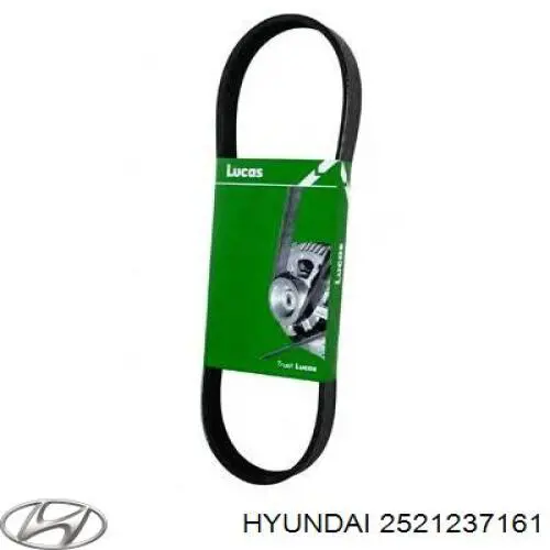 Ремень генератора 2521237161 Hyundai/Kia