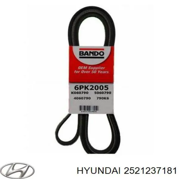 2521237181 Hyundai/Kia ремень генератора