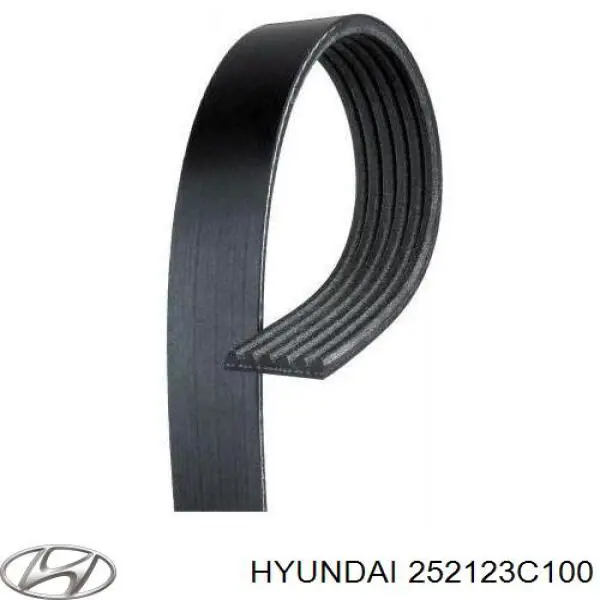 Купить 252123C100 Hyundai/Kia Ремень генератора