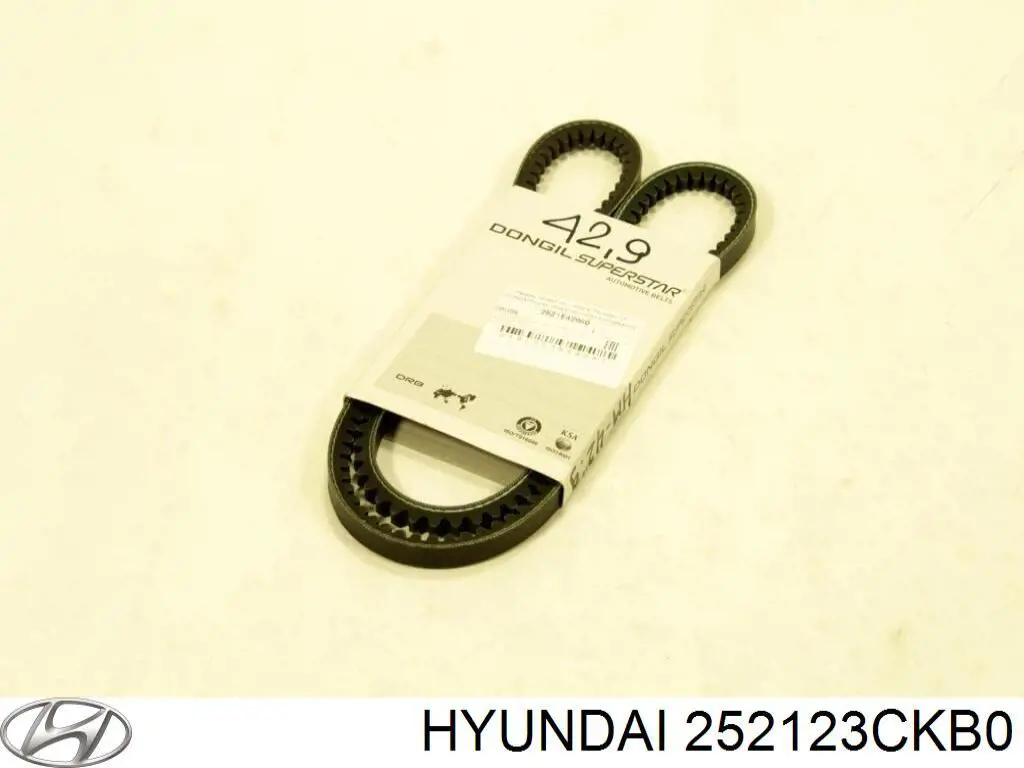 Купить 252123CKB0 Hyundai/Kia Ремень генератора