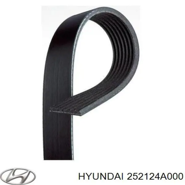 252124A000 Hyundai/Kia ремень генератора