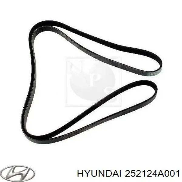 Ремень кондиционера Hyundai/Kia 252124A001