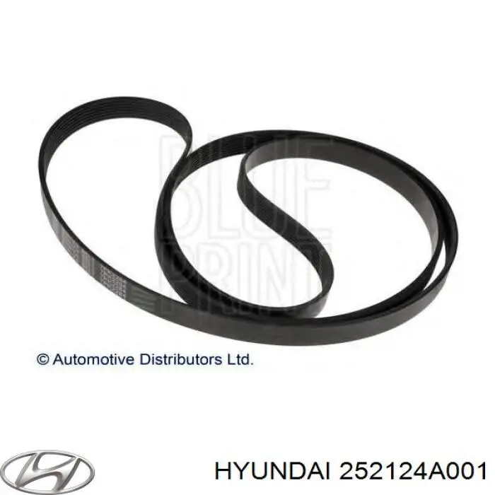 252124A001 Hyundai/Kia Поликлиновый ремень