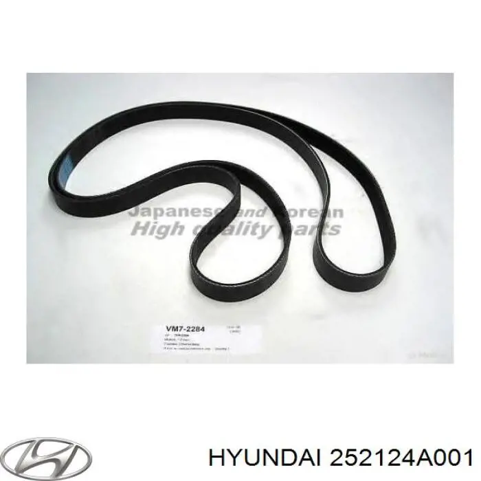 Купить 252124A001 Hyundai/Kia Ремень генератора