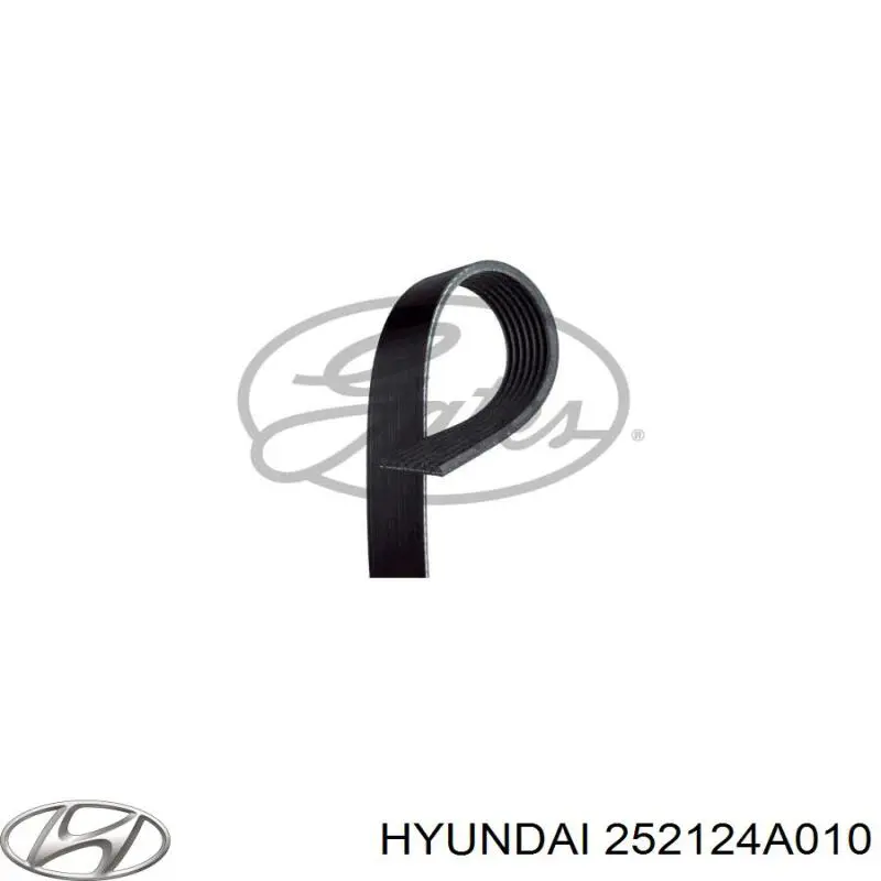 Купить 252124A010 Hyundai/Kia Ремень генератора